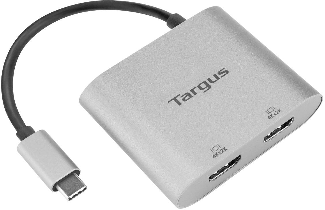 Targus USB 2.0 Adapter [1x USB-C® Stecker - 1x HDMI-Buchse] Dual Video Adapter
