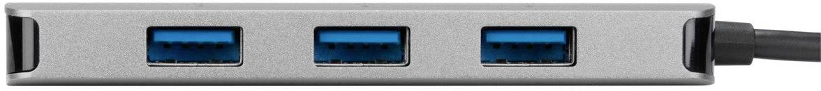 Targus ACH226EU USB-Hub 4 Port USB-A (USB 3.2 Gen 1) Silber USB-C™ to 4-Port USB-A Hub