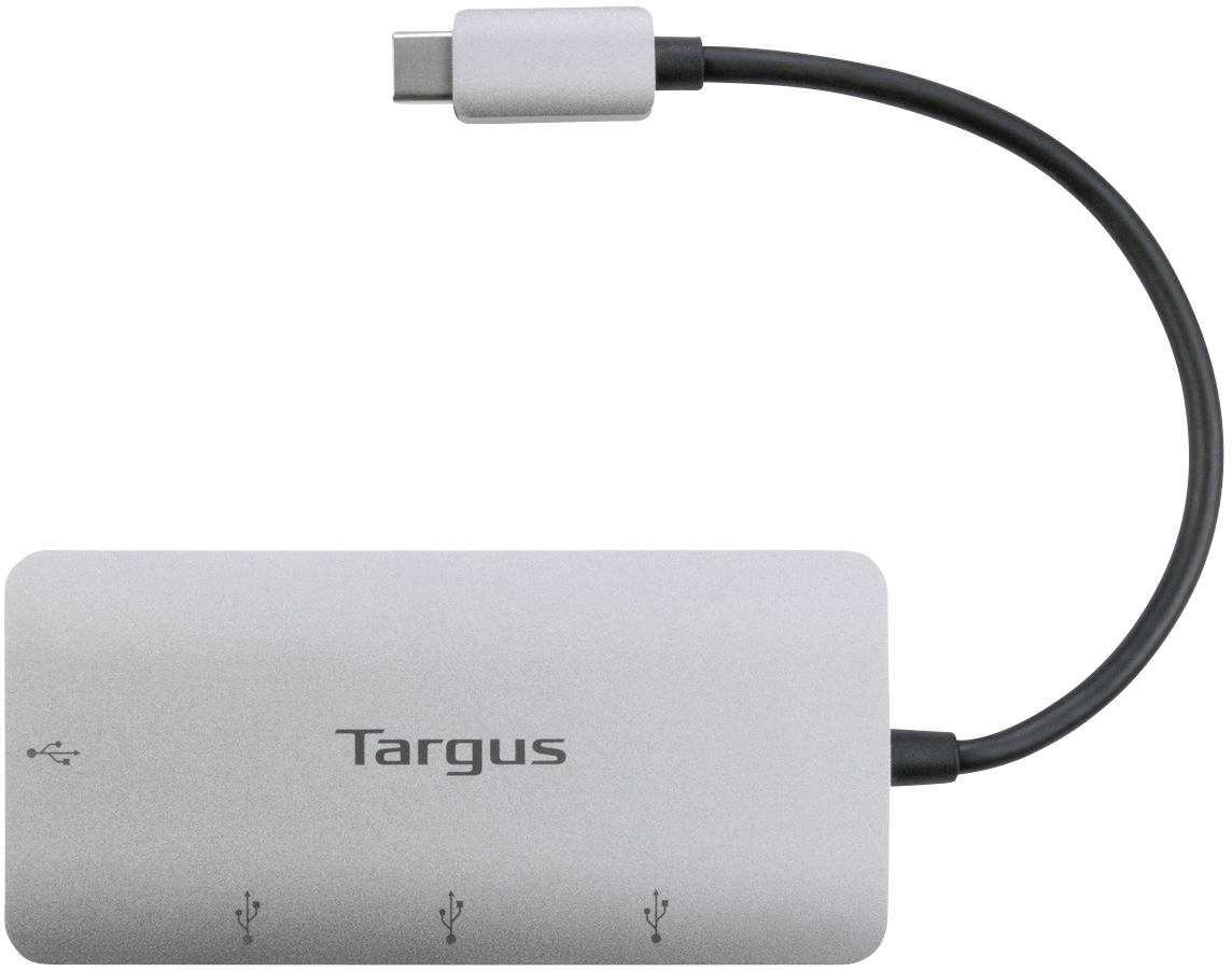 Targus USB-C™ to 4-Port USB-A Hub 4 Port USB 3.2 Gen 1-Hub (USB 3.0) Silber
