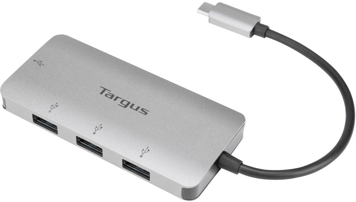 Targus ACH226EU USB-Hub 4 Port USB-A (USB 3.2 Gen 1) Silber USB-C™ to 4-Port USB-A Hub