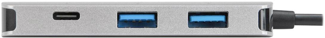 Targus USB-C Multi-Port Hub 2+1 Port USB 3.2 Gen 1-Hub (USB 3.0) Silber