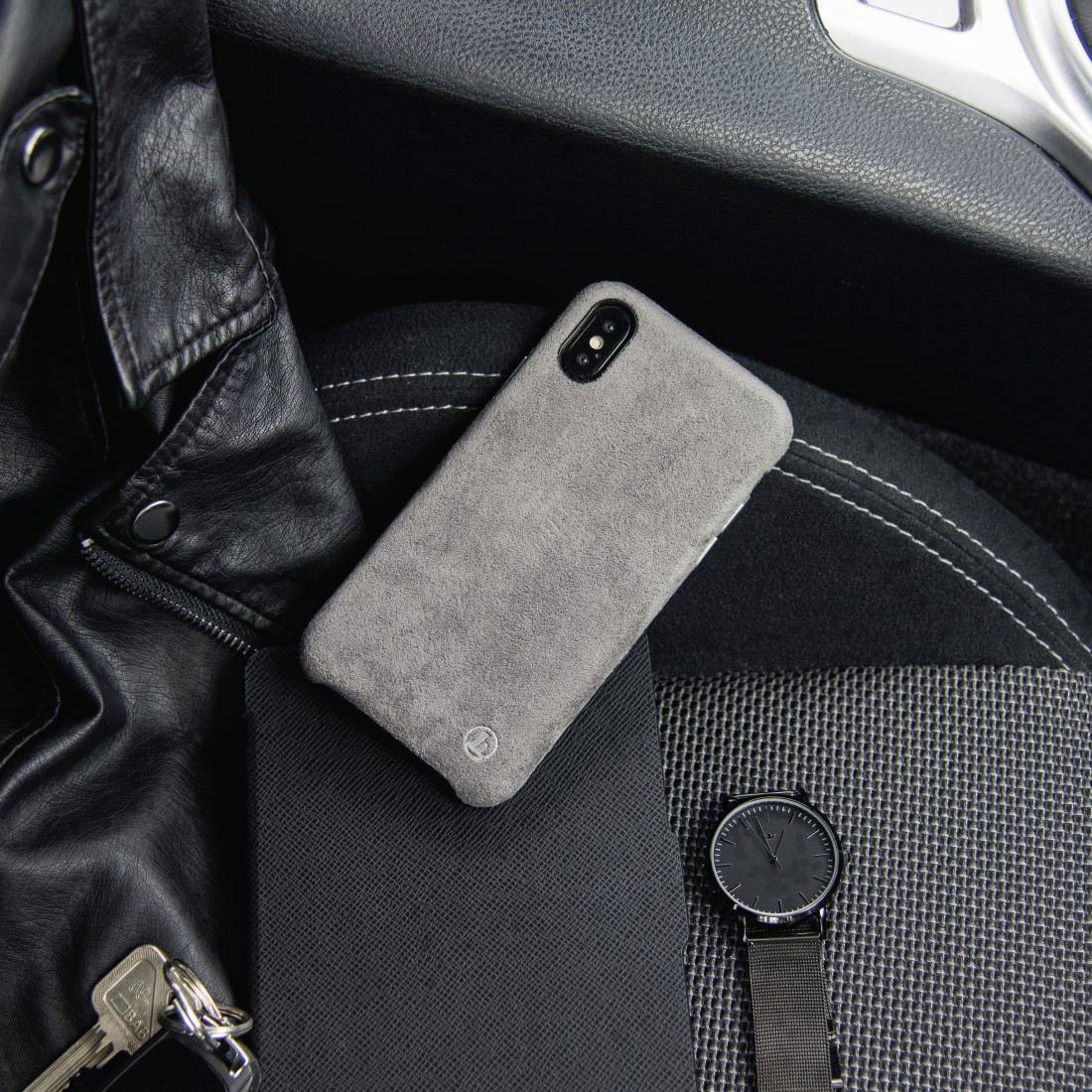 Hama Finest Touch Cover Apple iPhone 6, iPhone 6S, iPhone 7, iPhone 8, iPhone SE (2. Generation), iPhone SE (3. Generation) Anthrazit Induktives