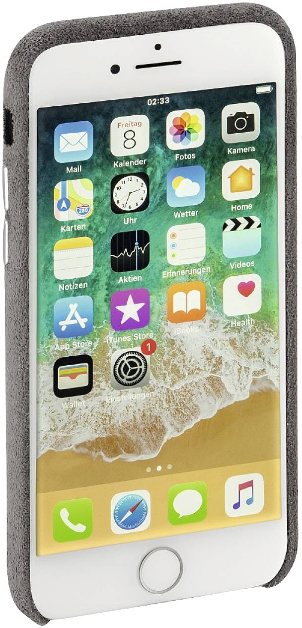 Hama Finest Touch Cover Apple iPhone 6, iPhone 6S, iPhone 7, iPhone 8, iPhone SE (2. Generation), iPhone SE (3. Generation) Anthrazit Induktives