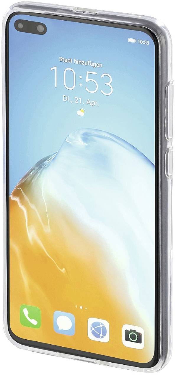 Hama Crystal Clear Cover Huawei P40 Transparent Wasserabweisend 00188726