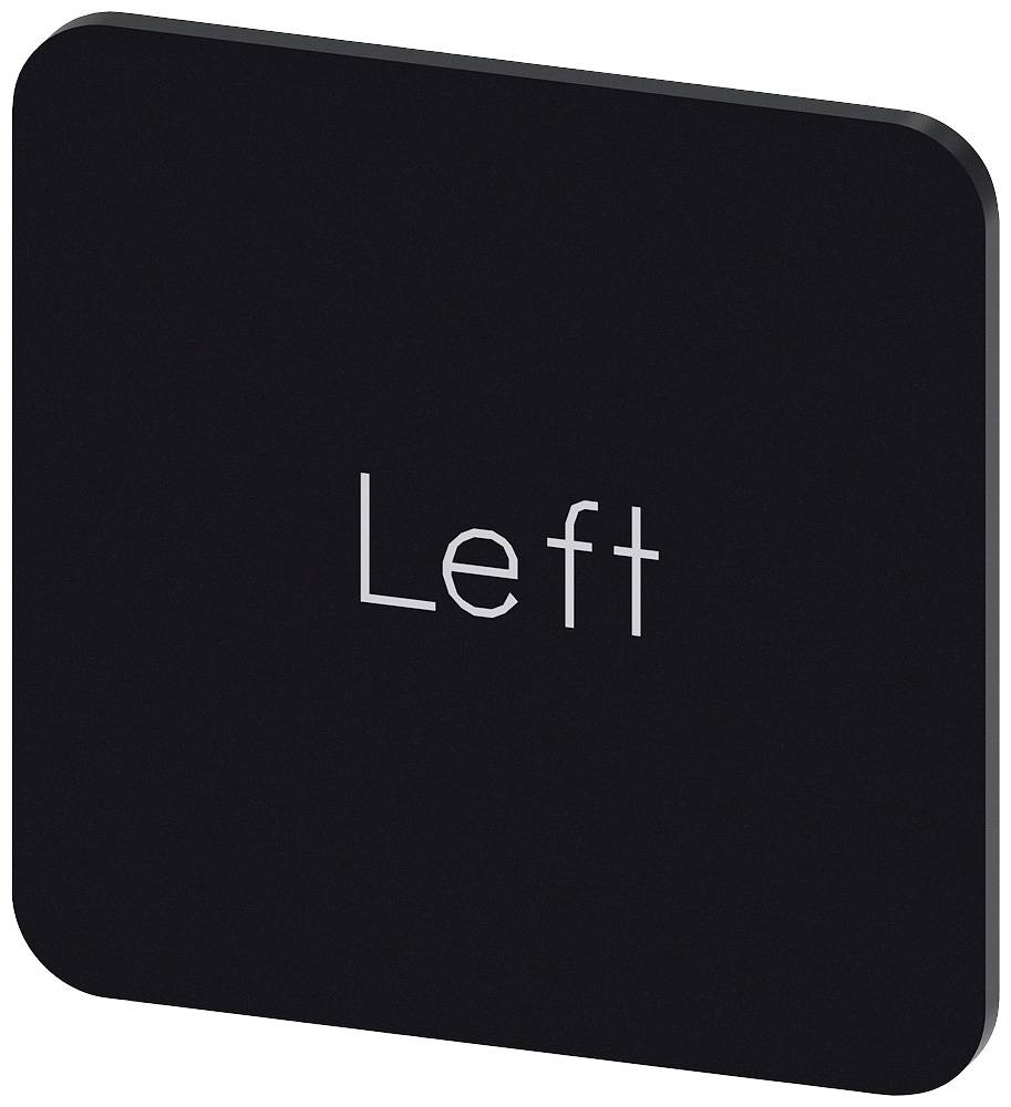 Schwarze Taste mit dem Wort 'Left' in weißer Schrift, vermutlich als Hinweis zur Linksbewegung oder linken Auswahl gedacht.