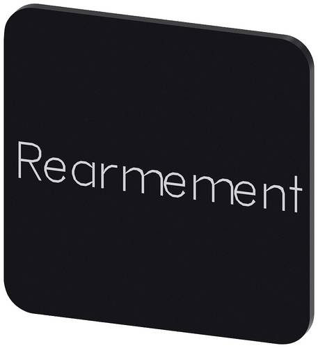Siemens 3SU1900-0AF16-0GV0 3SU19000AF160GV0 Bezeichnungsschild quadratisch (B x H) 22 mm x 22 mm Re