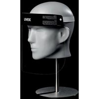 Uvex 9710 PET 9710514 Schutzvisier mit Antibeschlag-Schutz, inkl. Kopfhalterung Transparent, Weiß DIN EN 166 Uvex 9710 PET 9710514 Schutzvisier mit Antibeschlag-Schutz, inkl. Kopfhalterung Transparent, Weiß DIN EN 166