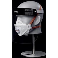 Uvex 9710 PET 9710514 Schutzvisier mit Antibeschlag-Schutz, inkl. Kopfhalterung Transparent, Weiß DIN EN 166 Uvex 9710 PET 9710514 Schutzvisier mit Antibeschlag-Schutz, inkl. Kopfhalterung Transparent, Weiß DIN EN 166