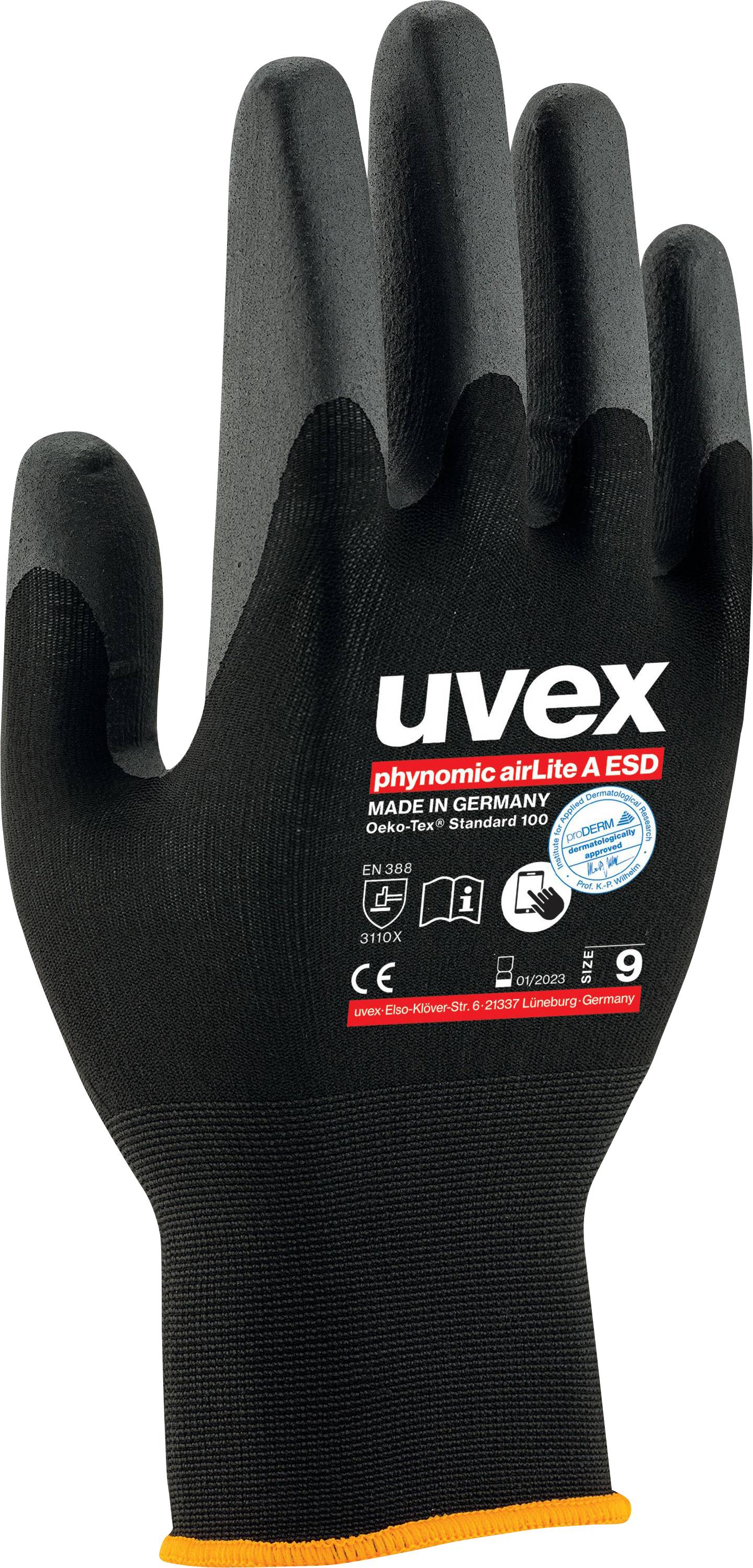 Uvex 6037 6003810 Montagehandschuh Größe (Handschuhe): 10 EN 388:2016 1 Paar
