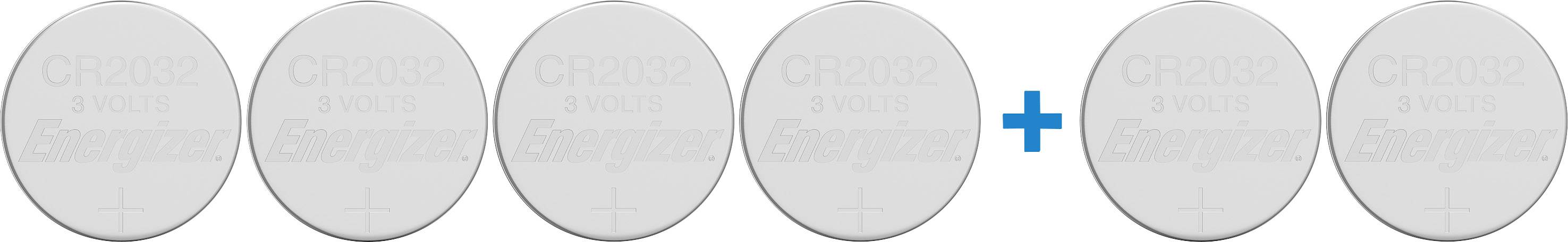 Energizer Knopfzelle CR 2032 3V 6 St. 240 mAh Lithium CR2032 4+2