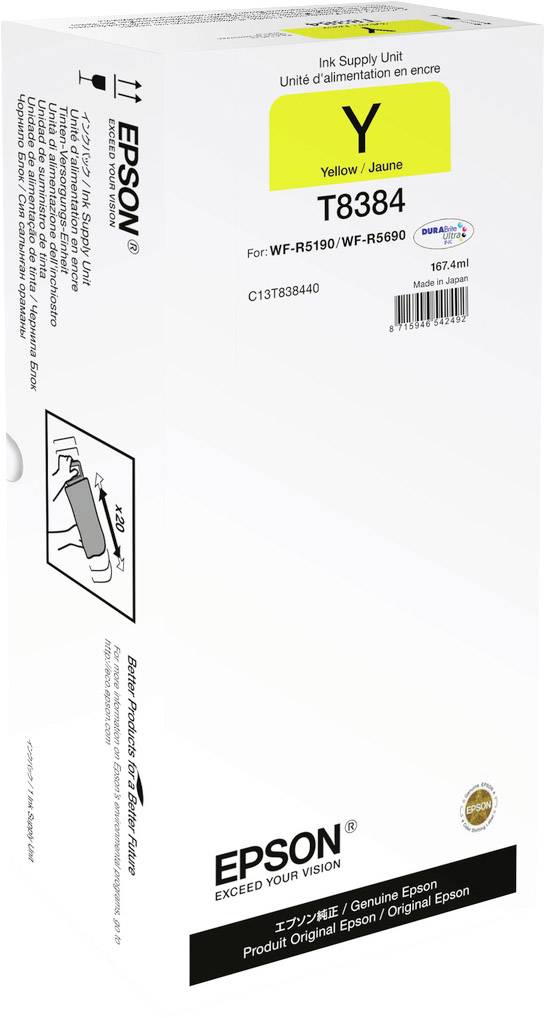 Epson Druckerpatrone T8384 Original Gelb C13T838440