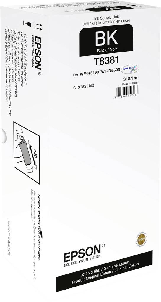 Epson Druckerpatrone T8381 Original Schwarz C13T838140