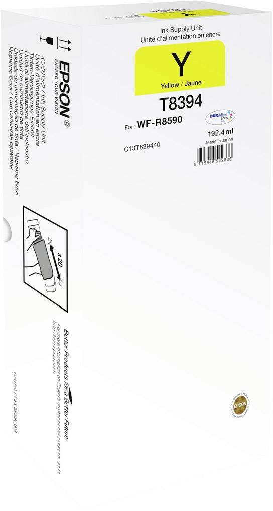 Epson Druckerpatrone T8394 Original Gelb C13T839440