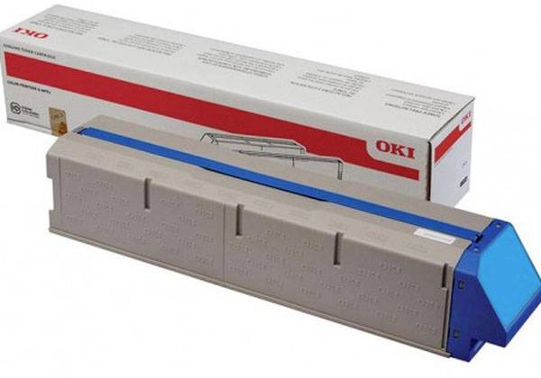 OKI Toner Cyan Original Tonerpatrone Original Cyan 45536555