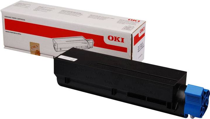 OKI Toner Schwarz Original Tonerpatrone Original Schwarz 46298005