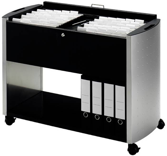 Durable Hängemappenwagen 3080121 Anthrazit, Metallic-Silber 1 St.