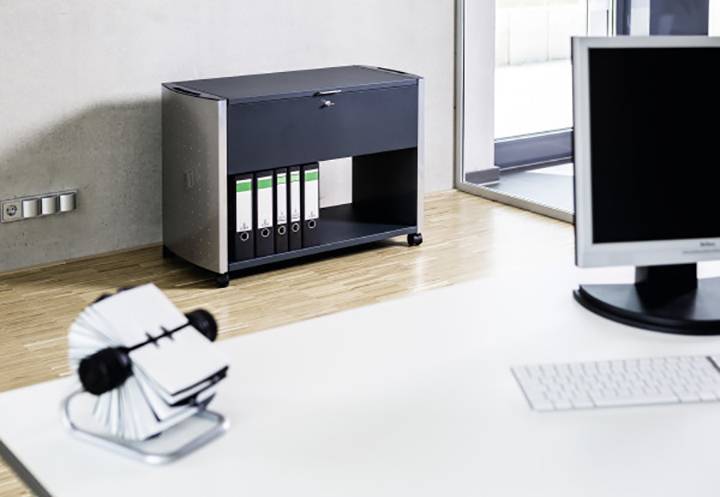 Durable Hängemappenwagen 3080121 Anthrazit, Metallic-Silber 1 St.