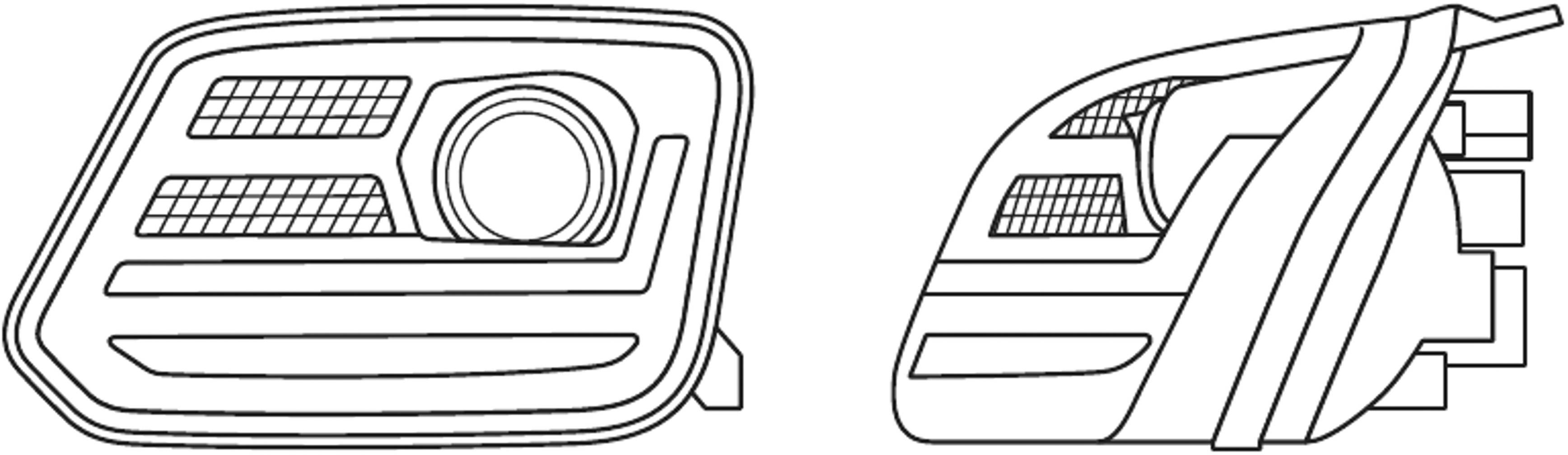 Osram Automotive Komplett-Scheinwerfer LEDHL107-BK LEDriving LED vorne (L x B x H) 260 x 372 x 343mm