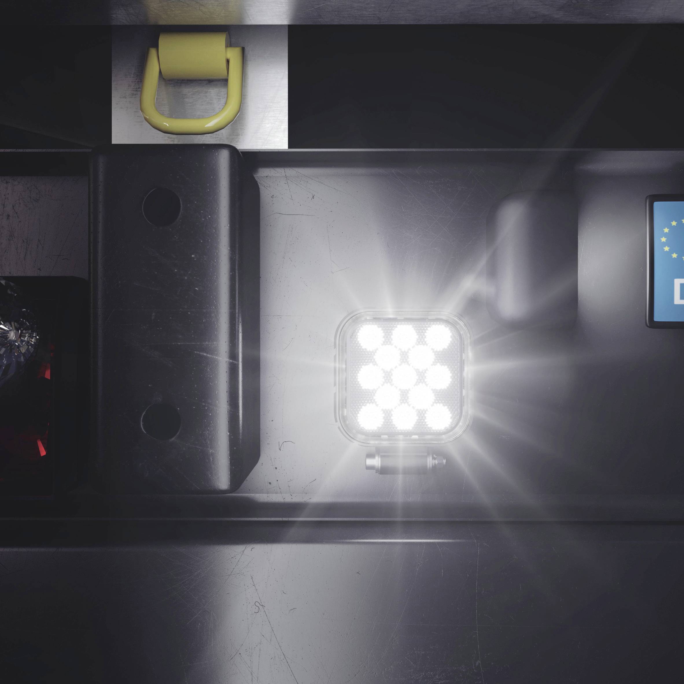 Osram Automotive Rückfahrscheinwerfer 12 V, 24V LEDriving Reversing VX 120S-WD, quadratischer LED Rückfahrscheinwerfer