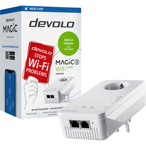 Devolo Magic 2 WiFi next Adaptateur d'extension CPL WiFI 8610 DE, AT, NL, EU Powerline, WiFi 2400 MBit/s