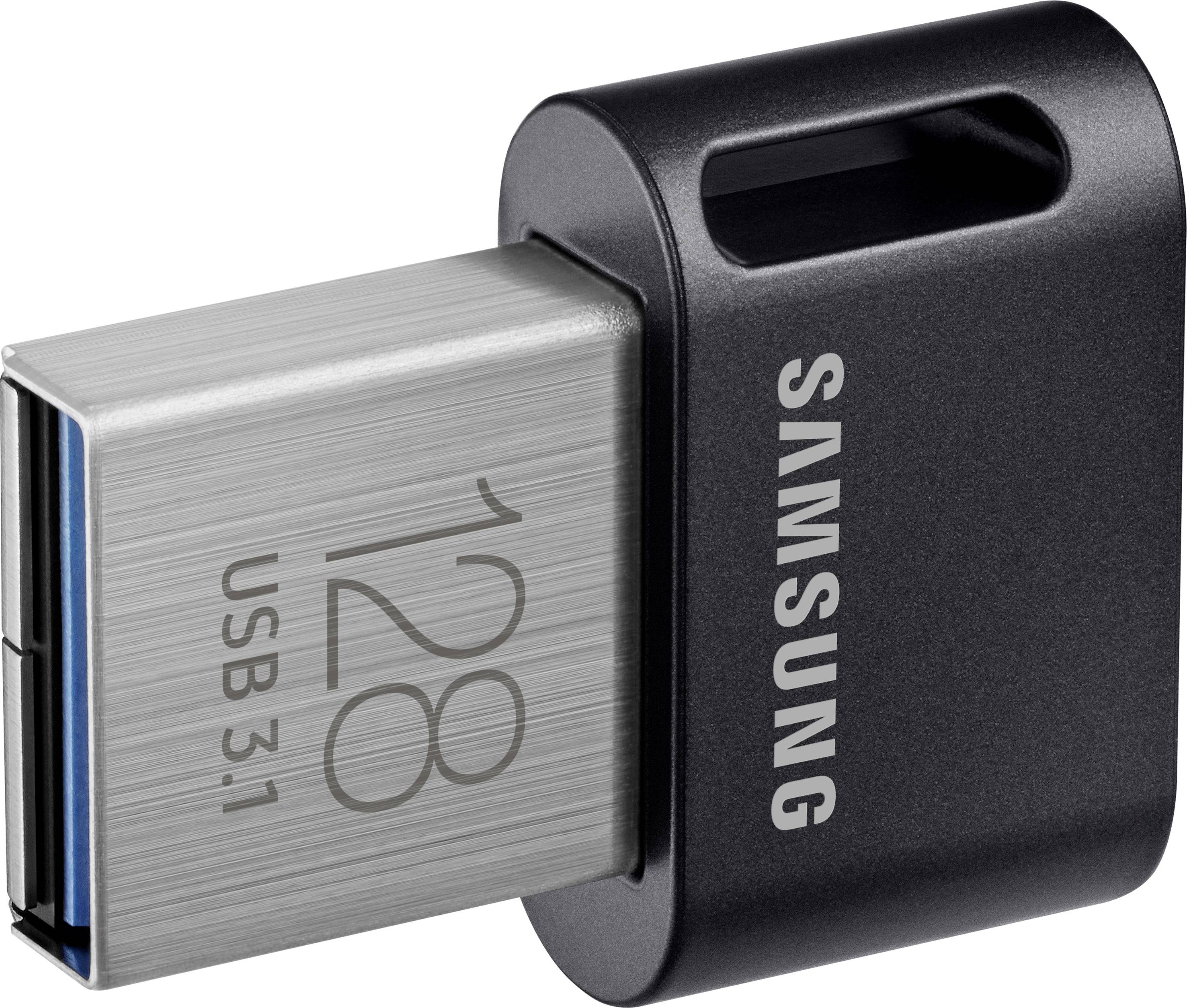 Samsung FIT Plus USB-Stick 128 GB Schwarz MUF-128AB/APC USB-A (USB 3.2 Gen 2)