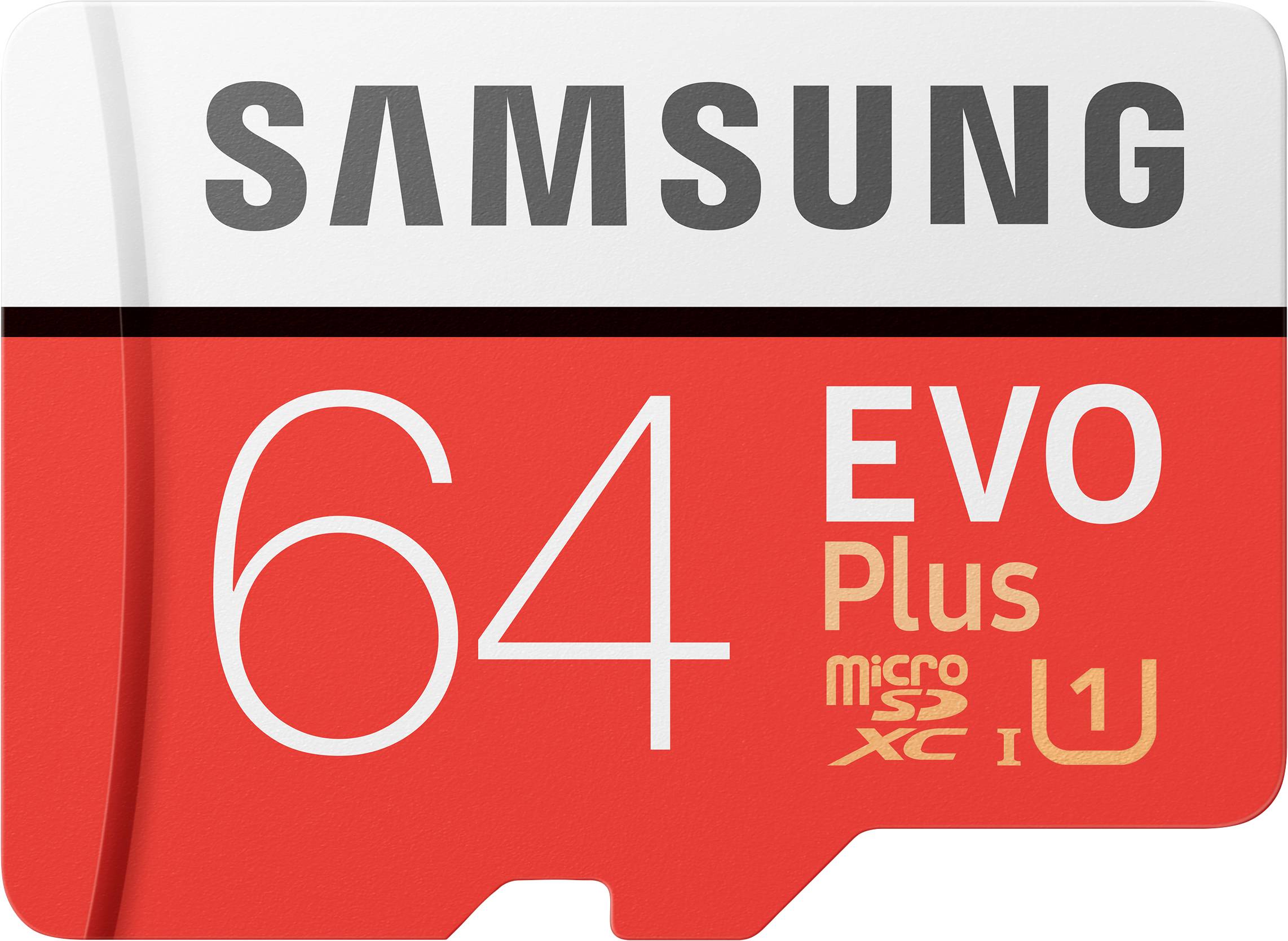 Samsung EVO Plus microSDXC-Karte 64GB UHS-Class 1, Class 10 inkl. SD-Adapter