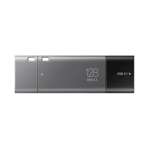 Samsung DUO Plus Clé USB noir 128 GB USB-C™, USB 3.2 (2è gén.) (USB 3.1)