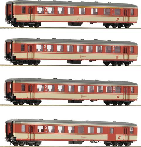 Roco 74130 4-tlg. Set: Schlierenwagen, ÖBB