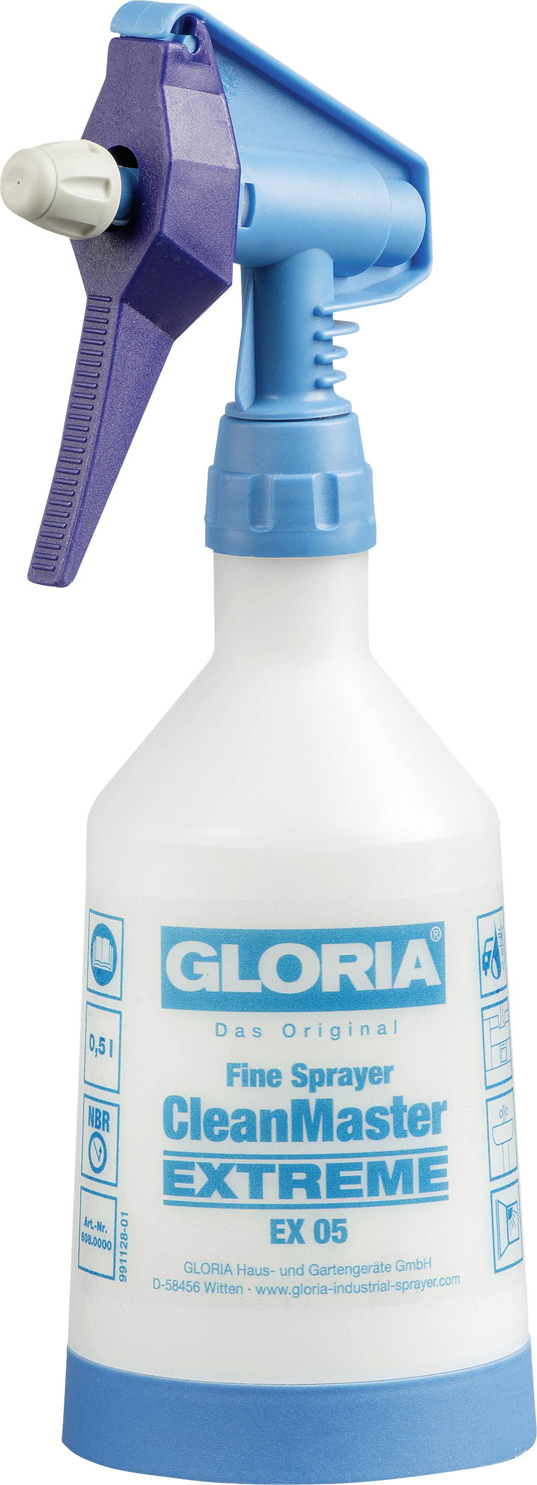 Gloria Haus und Garten 000608.0000 CleanMaster EXTREME EX 05 Industrie-Zerstäuber 0.5l Grau, Blau