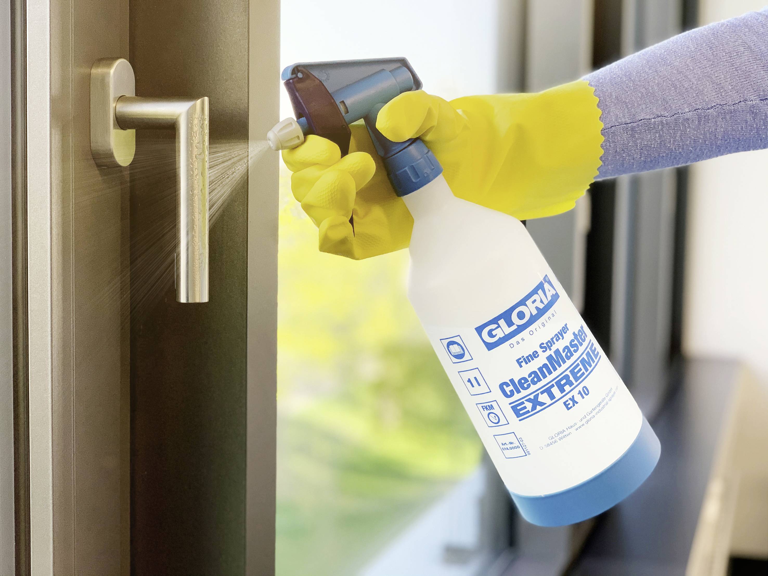 Gloria Haus und Garten 000614.0000 CleanMaster EXTREME EX 10 Industrie-Zerstäuber 1l Grau, Blau