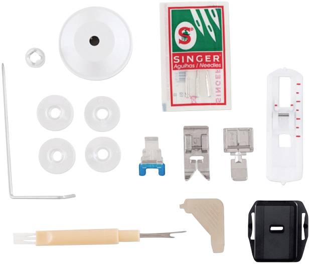 Singer Freiarmnähmaschine Simple 3223 Weiß, Pink