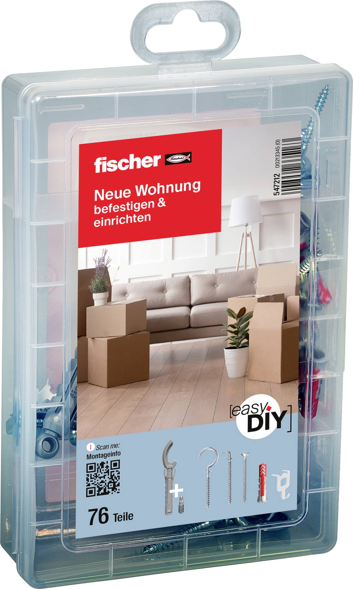 Fischer 547212 Duopower 5,6 Dübel-Sortimentsbox 1 Set