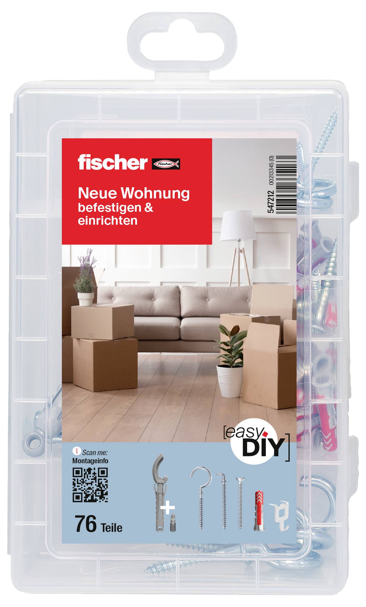 Fischer 547212 Duopower 5,6 Dübel-Sortimentsbox 1 Set