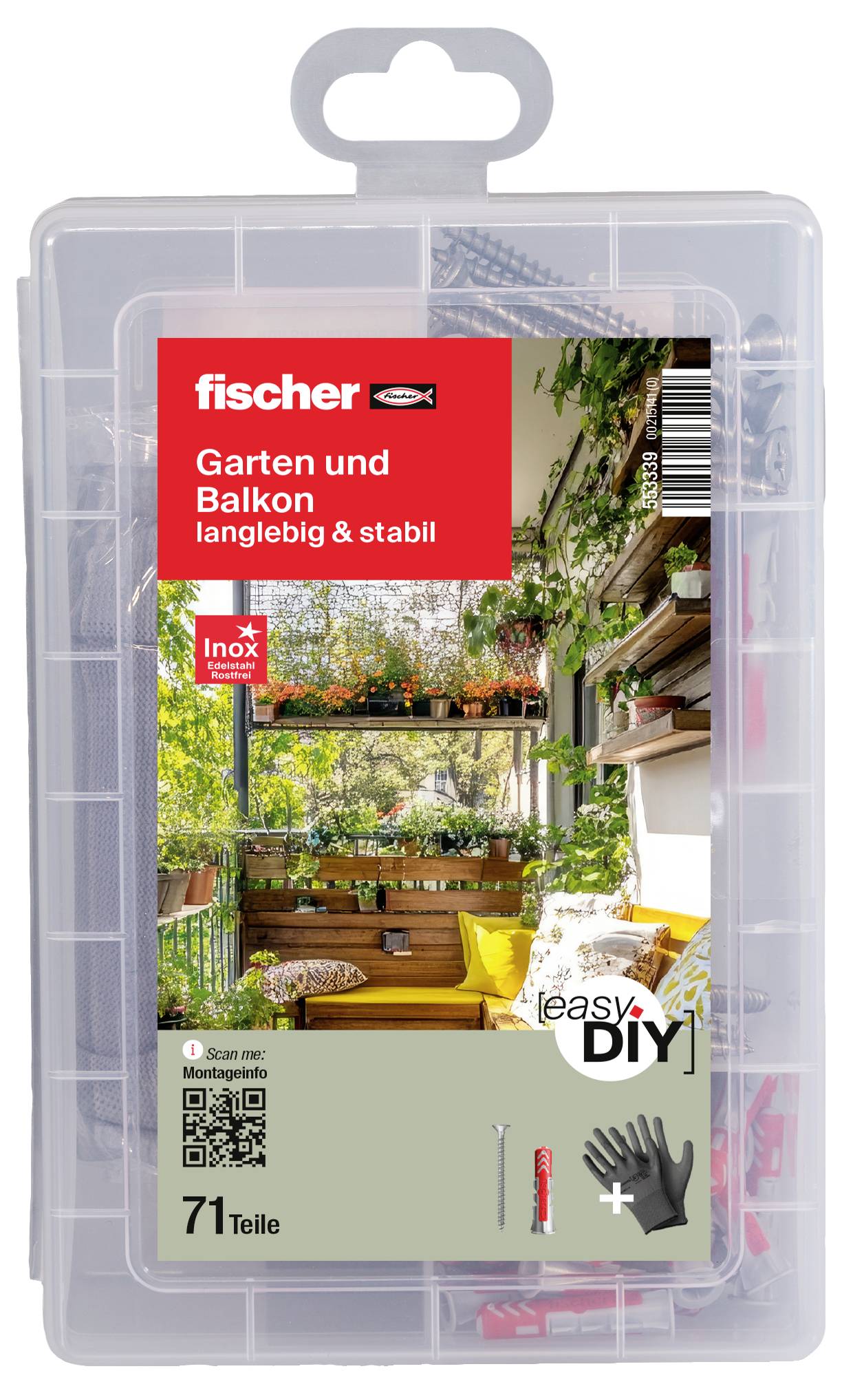 Fischer 553339 Befestiger-Sortiment Inhalt 1 Set