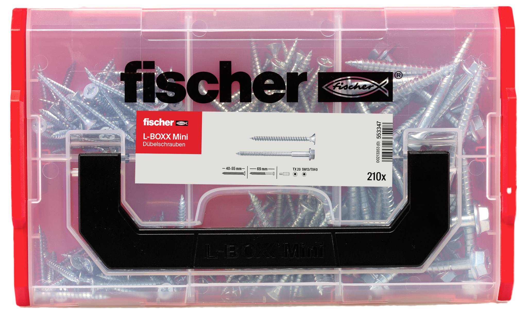 Fischer 553347 FIXtainer Befestigungsset 1 Set