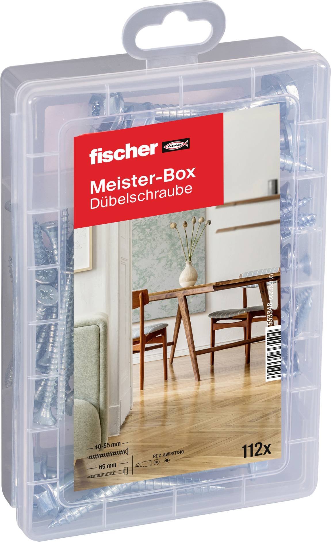 Fischer 553348 Meister-Box Dübel-Sortimentsbox 1 Set