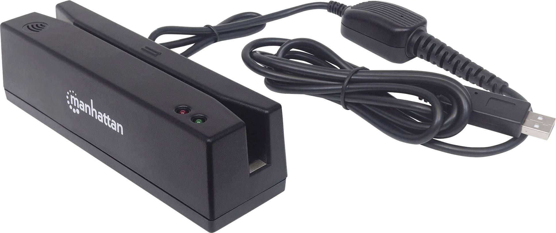 Manhattan Magnetkartenleser USB Drei-Spuren-Leser