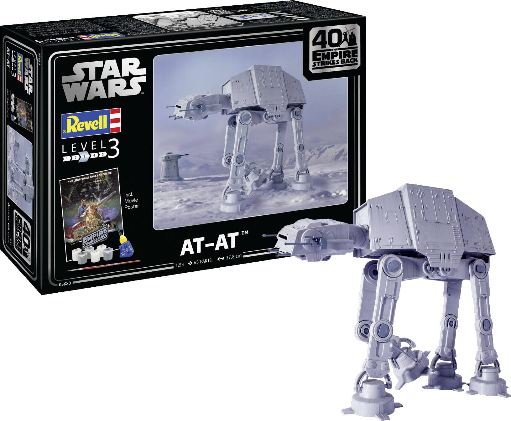 Revell 05680 Star Wars AT-AT 40th Anniversary Science Fiction Bausatz 1:52