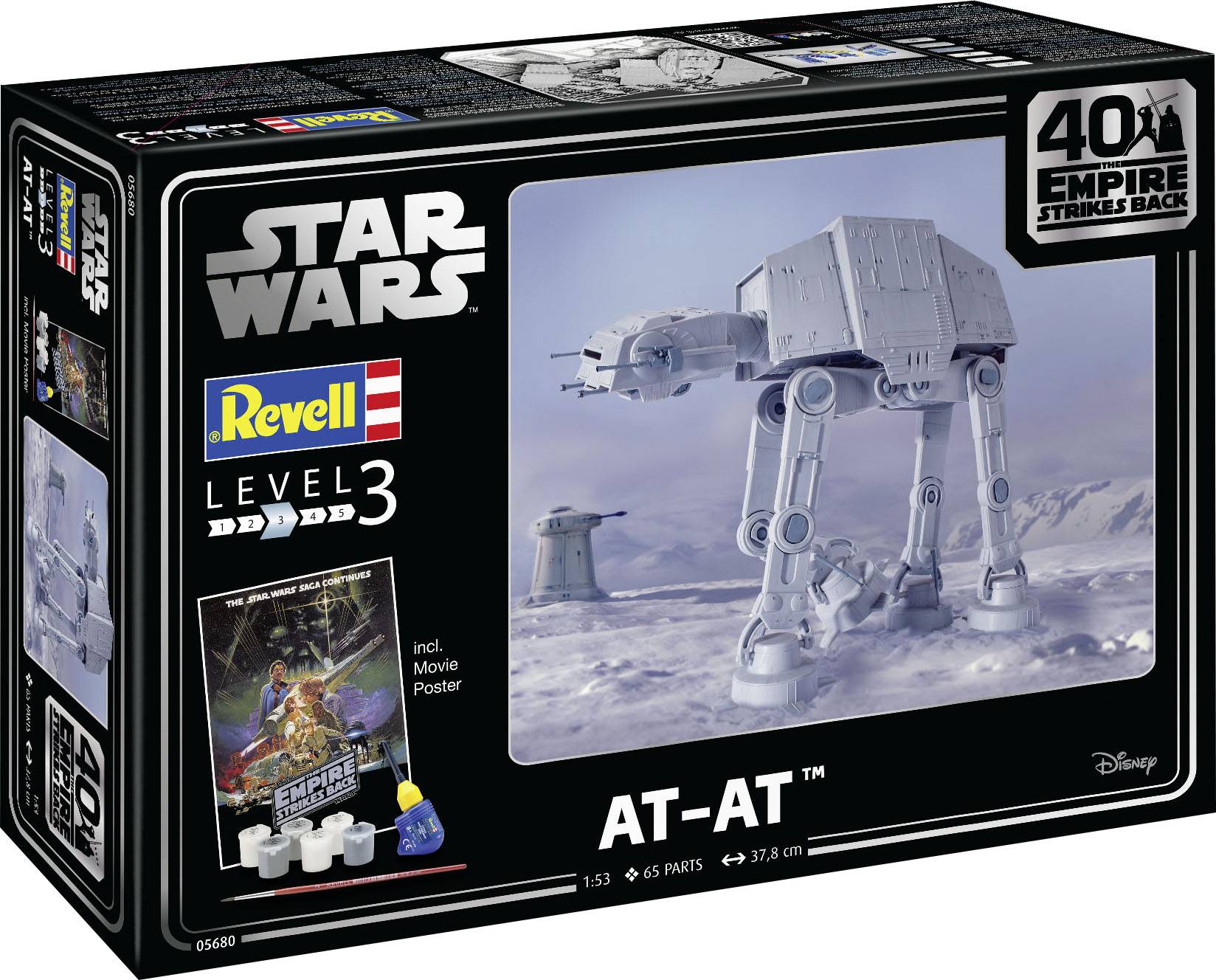 Revell 05680 Star Wars AT-AT 40th Anniversary Science Fiction Bausatz 1:52