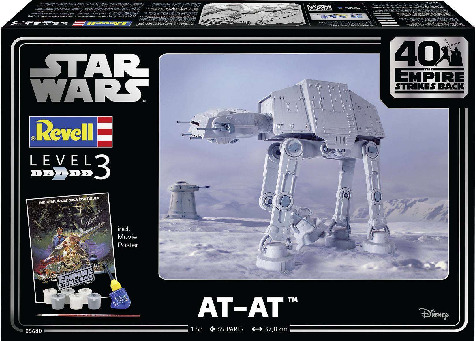 Revell 05680 Star Wars AT-AT 40th Anniversary Science Fiction Bausatz 1:52