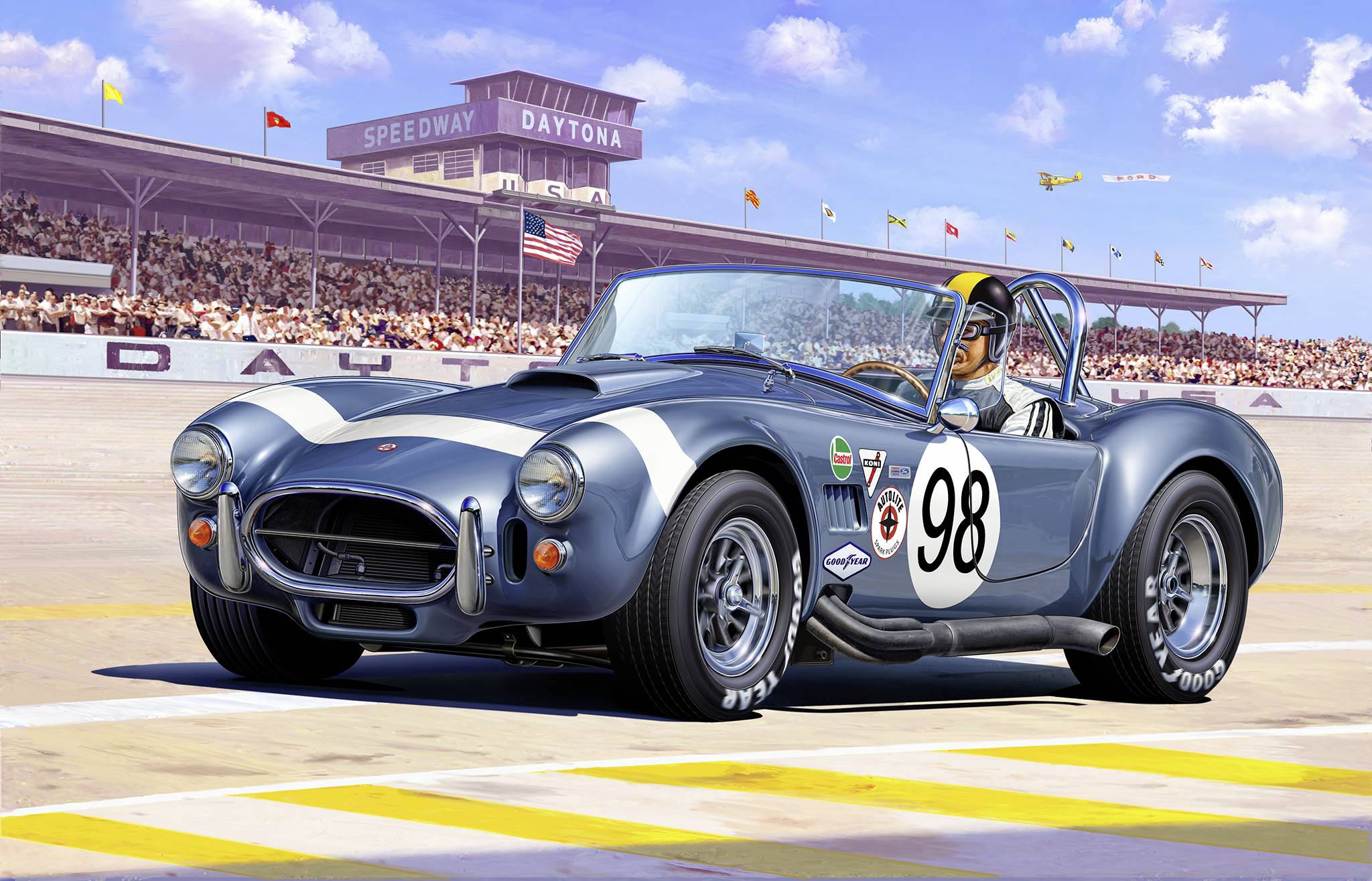 Revell 07669 62 Shelby Cobra 289 Automodell Bausatz 1:25