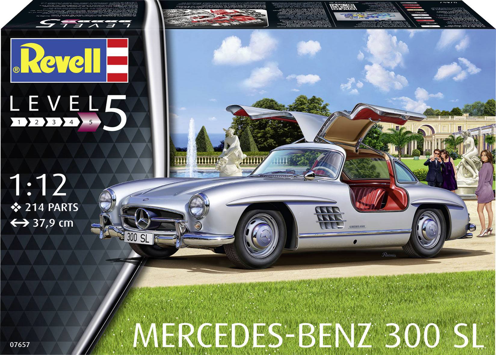 Revell 07657 Mercedes Benz 300 SL Automodell Bausatz 1:12