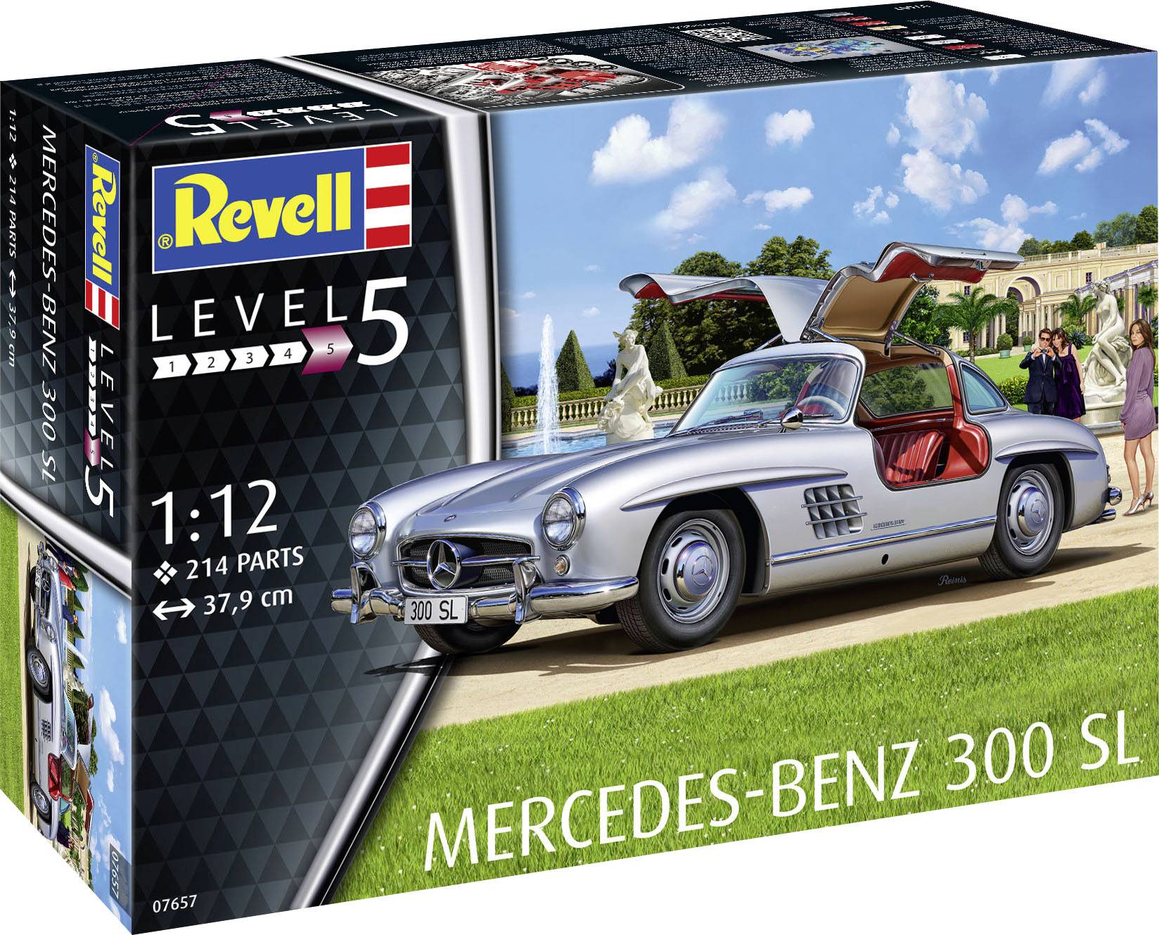 Revell 07657 Mercedes Benz 300 SL Automodell Bausatz 1:12