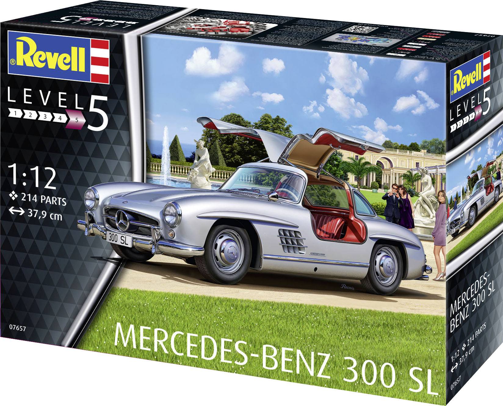 Revell 07657 Mercedes Benz 300 SL Automodell Bausatz 1:12