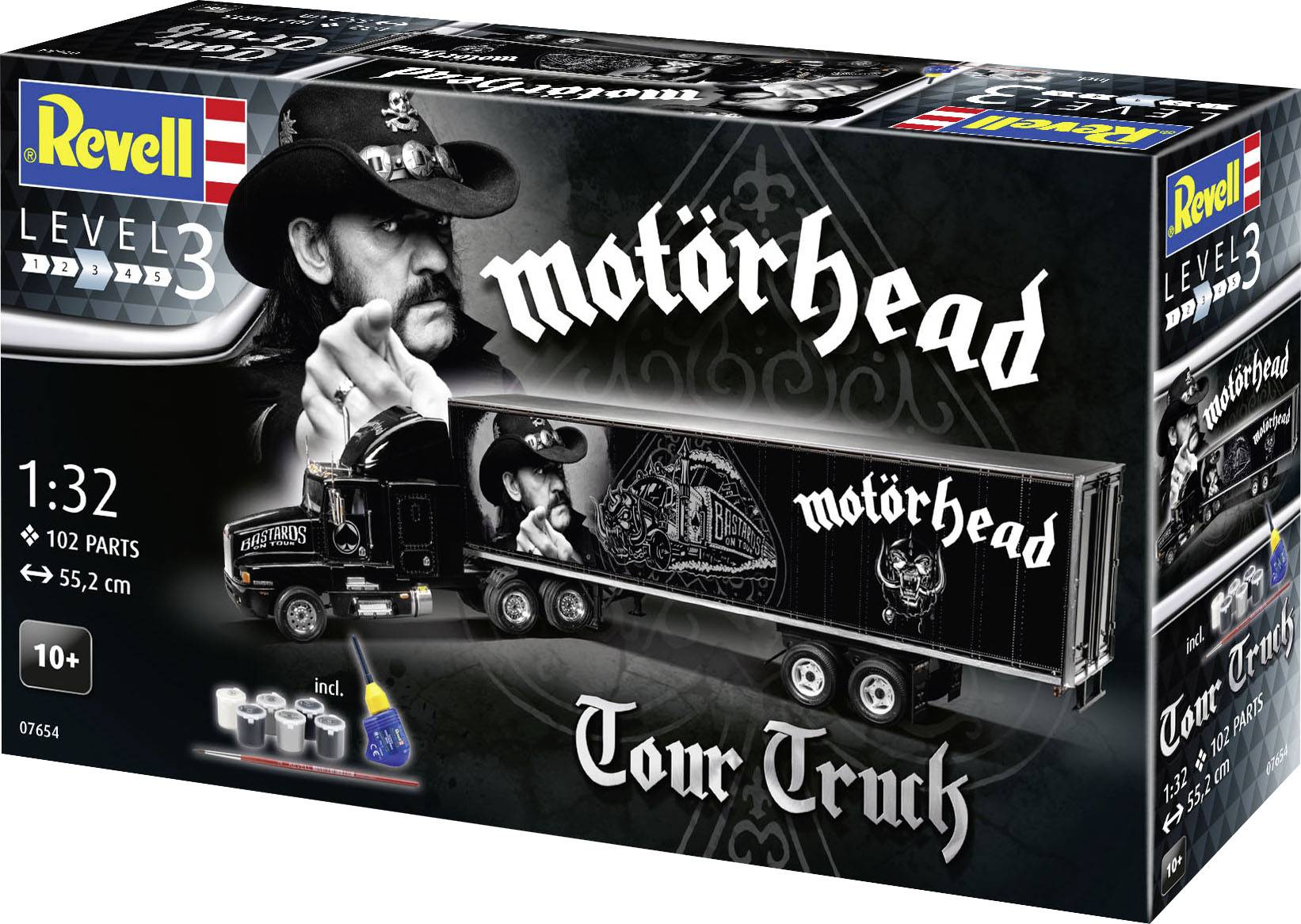 Revell 07654 Tour Truck Motörhead Truckmodell Bausatz 1:32