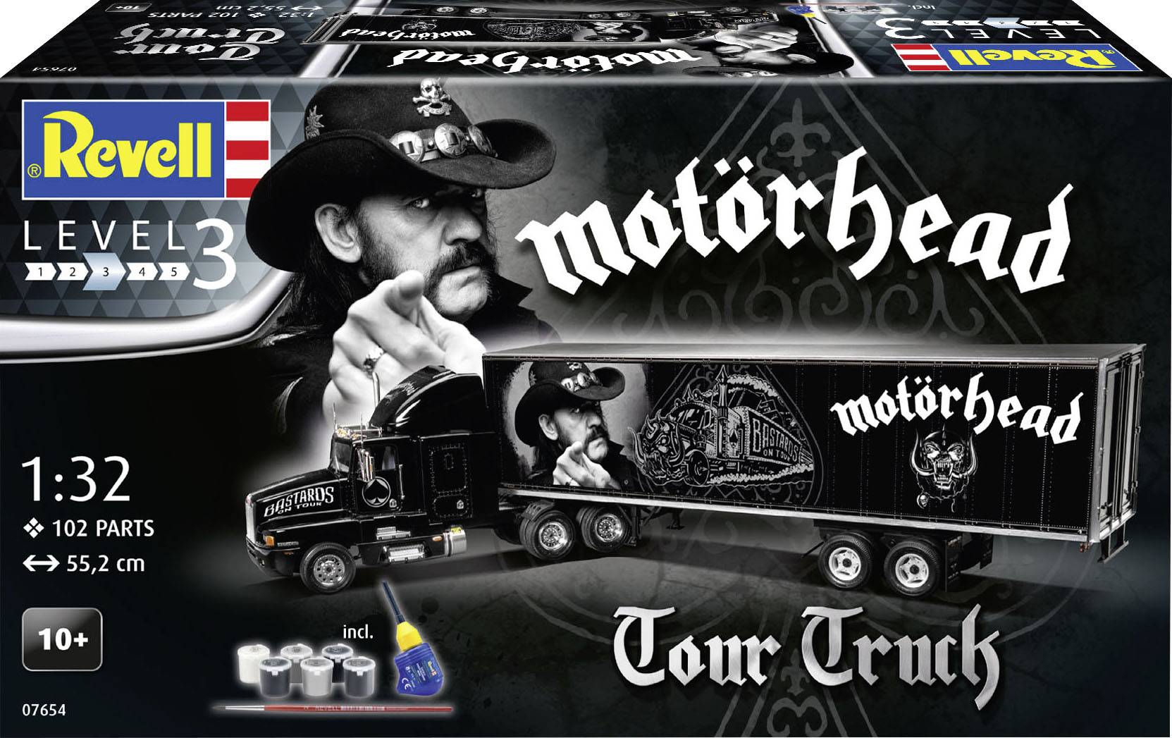 Revell 07654 Tour Truck Motörhead Truckmodell Bausatz 1:32