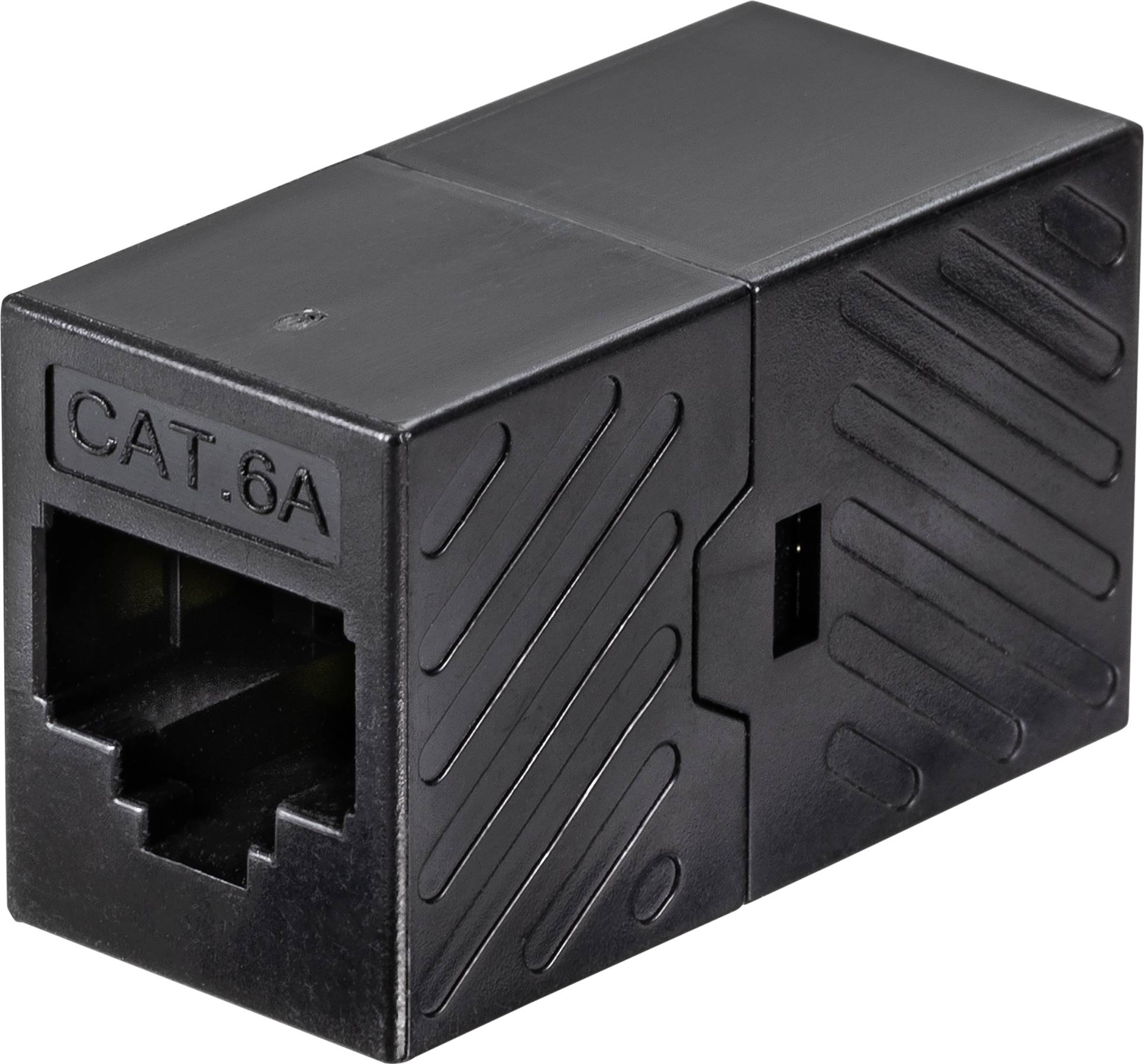 Renkforce RJ45 Netzwerk Adapter CAT 6a [1x RJ45-Buchse - 1x RJ45-Buchse] Schwarz