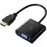 Renkforce HDMI / VGA Adapterkabel HDMI-A Stecker, VGA 15pol. Buchse 0.15 m Schwarz RF-4531578 doppe Renkforce HDMI / VGA Adapterkabel HDMI-A Stecker, VGA 15pol. Buchse 0.15 m Schwarz RF-4531578 doppe
