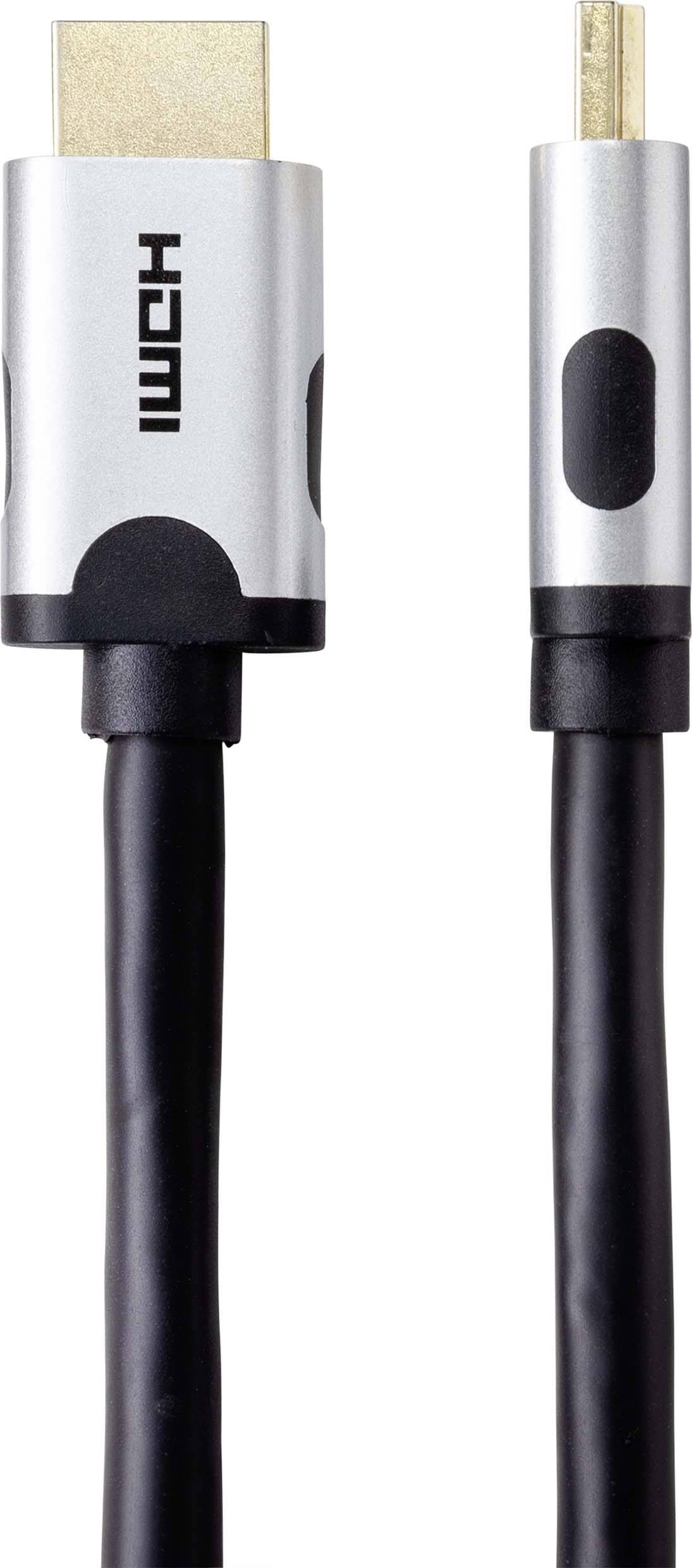 SpeaKa Professional HDMI Anschlusskabel HDMI-A Stecker, HDMI-A Stecker 2.00m Schwarz SP-9063172 8K UHD HDMI-Kabel
