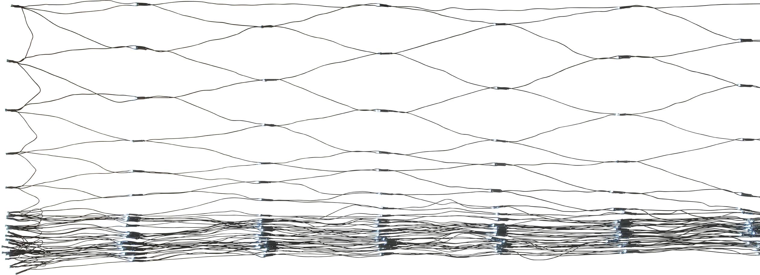 Sygonix Weihnachtsbaum-Beleuchtung Außen 230 V/50Hz 200 LED Kaltweiß (L x B) 300cm x 200cm